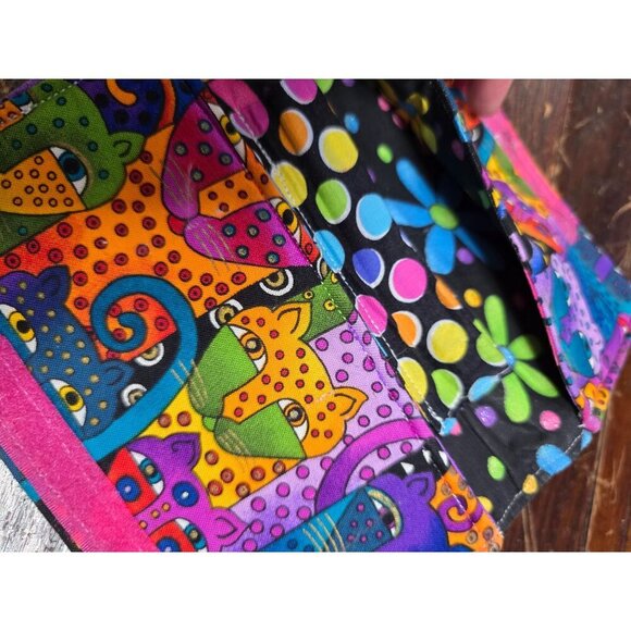 Laurel Burch Colorful Eclectic Cat Kitten Wallet Maximalist - Picture 7 of 9